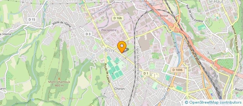 localisation de l'entreprise MONSIEUR FREDERIC TISSERANT  CHAMBERY