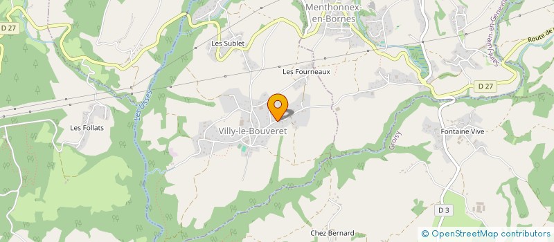 localisation de l'entreprise MONSIEUR FREDERIC TISSOT  VILLY-LE-BOUVERET