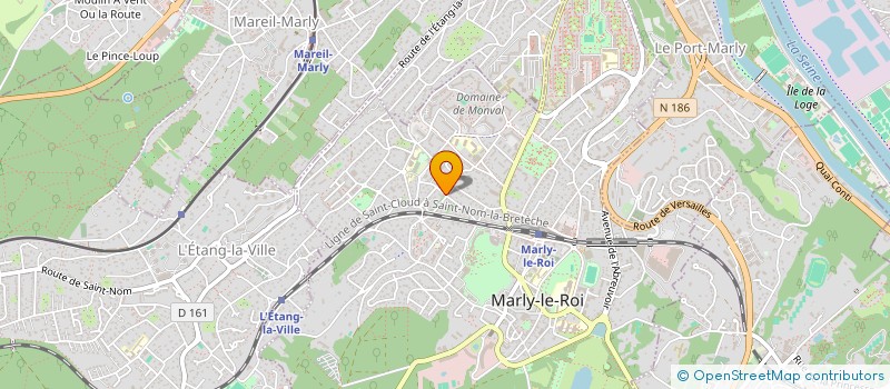 localisation de l'entreprise MONSIEUR FREDERIC TITEUX  MARLY-LE-ROI