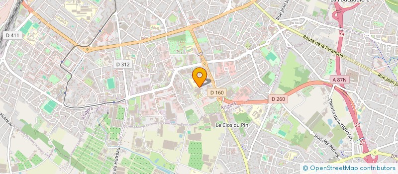 localisation de l'entreprise MONSIEUR FREDERIC TOLLIS  ANGERS