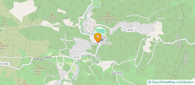 localisation de l'entreprise MONSIEUR FREDERIC TOMAYAN  ENTRECASTEAUX