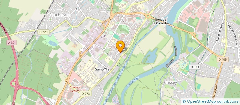 localisation de l'entreprise MONSIEUR FREDERIC TOME à DOLE
