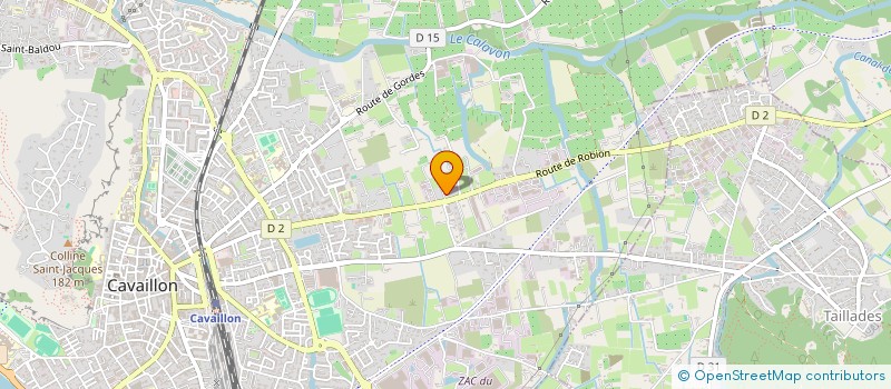 localisation de l'entreprise MONSIEUR FREDERIC TOME MESTRE  CAVAILLON