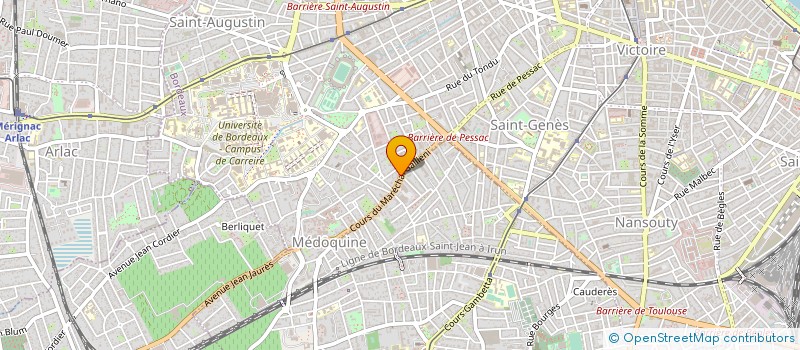 localisation de l'entreprise MONSIEUR FREDERIC TONDRE à BORDEAUX