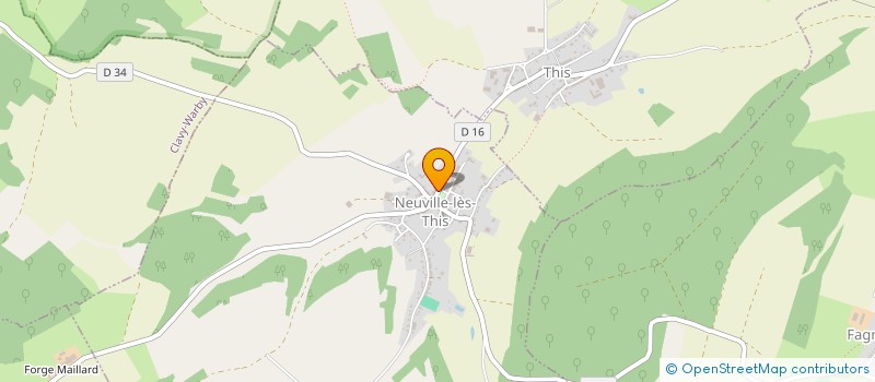 localisation de l'entreprise MONSIEUR FREDERIC TORRES  NEUVILLE-LES-THIS