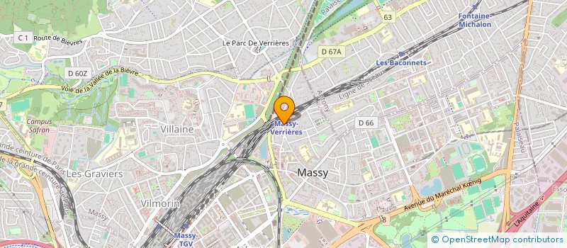 localisation de l'entreprise MONSIEUR FREDERIC TOUATI  MASSY