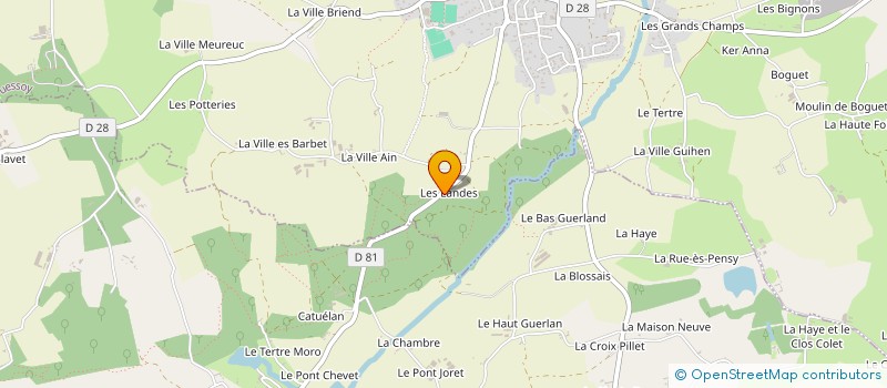 localisation de l'entreprise MONSIEUR FREDERIC TOUCHERY à POMMERET