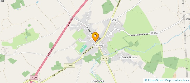 localisation de l'entreprise MONSIEUR FREDERIC TOULERON  MASSAY