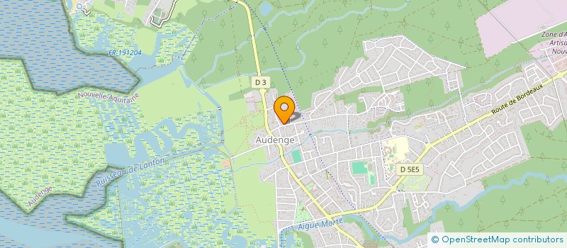 localisation de l'entreprise MONSIEUR FREDERIC TOUMIT  AUDENGE