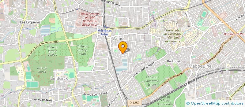 localisation de l'entreprise MONSIEUR FREDERIC TOURNADRE  MERIGNAC