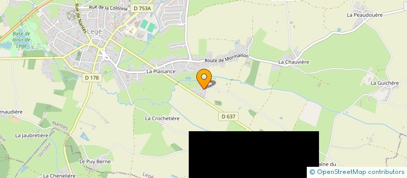 localisation de l'entreprise MONSIEUR FREDERIC TOURTELIER  LEGE