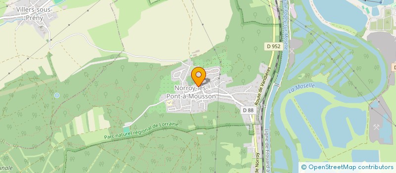 localisation de l'entreprise MONSIEUR FREDERIC TOUSSENOT  NORROY-LES-PONT-A-MOUSSON