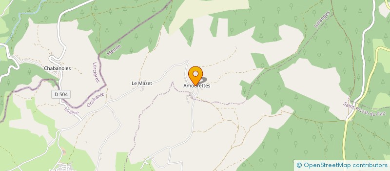 localisation de l'entreprise MONSIEUR FREDERIC TOUVY  SAINT-PRIVAT-DU-FAU