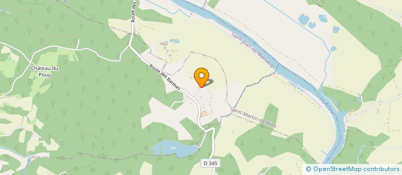 localisation de l'entreprise MONSIEUR FREDERIC TOUYA  SAINT-MARTIN-DE-HINX