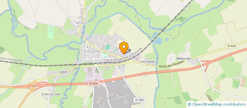 localisation de l'entreprise MONSIEUR FREDERIC TOUZOT à ECOUCHE-LES-VALLEES