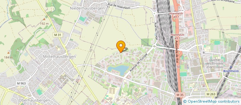 localisation de l'entreprise MONSIEUR FREDERIC TRABAND  SCHILTIGHEIM