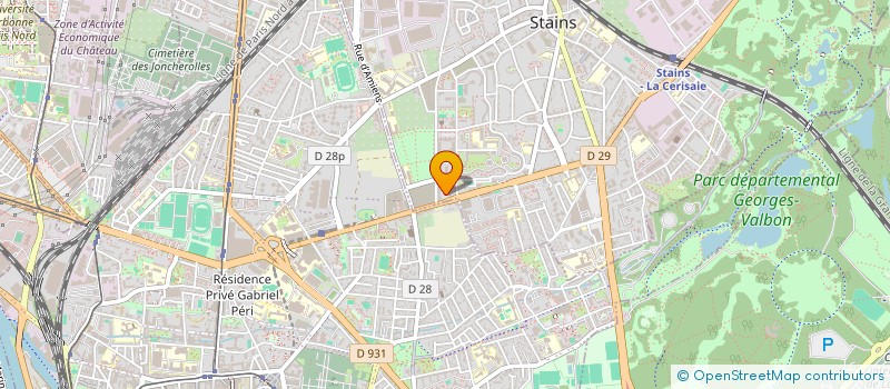 localisation de l'entreprise MONSIEUR FREDERIC TRAN à STAINS