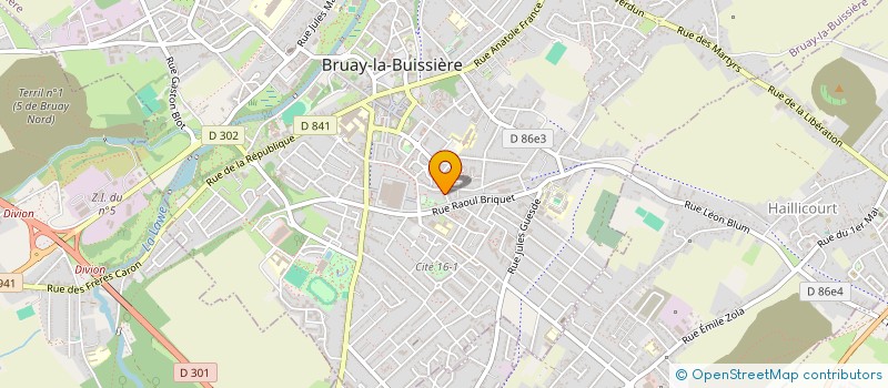 localisation de l'entreprise MONSIEUR FREDERIC TRANAIN  BRUAY-LA-BUISSIERE