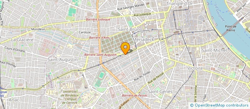 localisation de l'entreprise MONSIEUR FREDERIC TRANCHANT  BORDEAUX