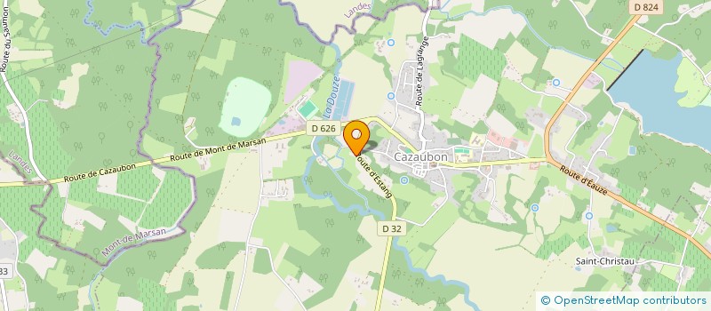 localisation de l'entreprise MONSIEUR FREDERIC TRAVERSO  CAZAUBON