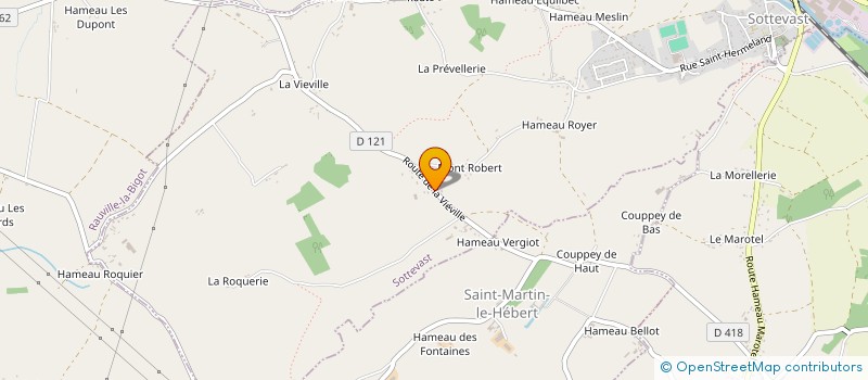 localisation de l'entreprise MONSIEUR FREDERIC TRAVERT  SOTTEVAST