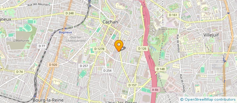 localisation de l'entreprise MONSIEUR FREDERIC TRAWINSKI  CACHAN