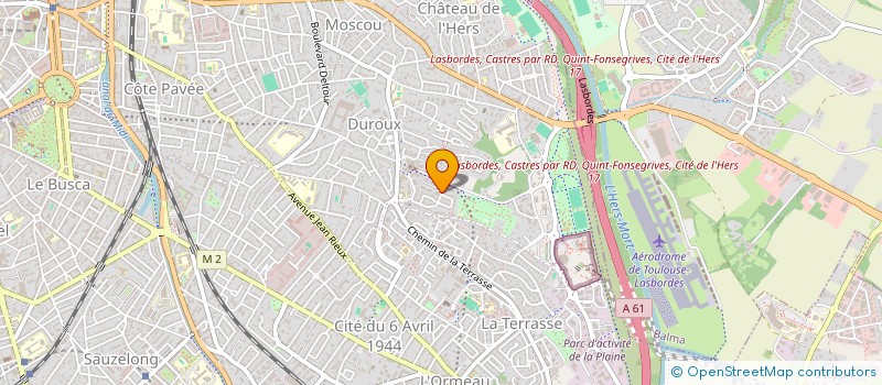localisation de l'entreprise MONSIEUR FREDERIC TREMPOND à TOULOUSE