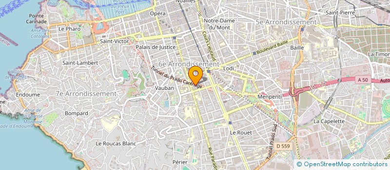 localisation de l'entreprise MONSIEUR FREDERIC TRIALON à MARSEILLE