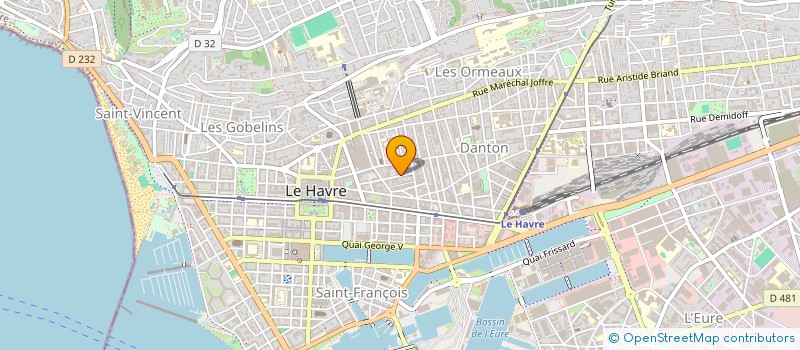 localisation de l'entreprise MONSIEUR FREDERIC TRIGAN à LE HAVRE