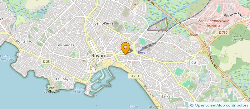 localisation de l'entreprise MONSIEUR FREDERIC TRILLAUD  ROYAN