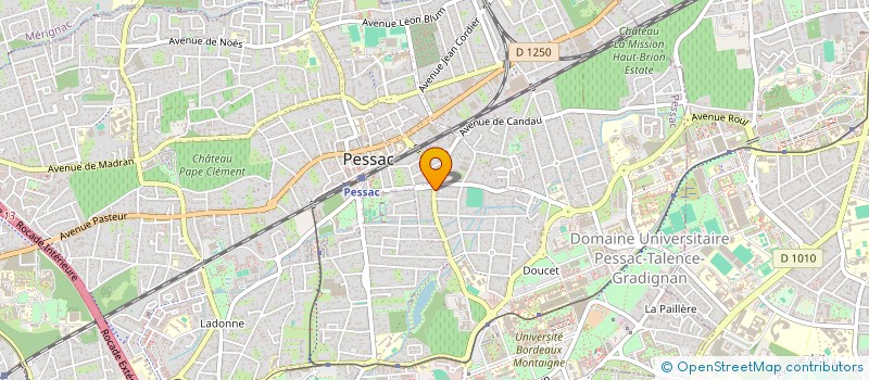 localisation de l'entreprise MONSIEUR FREDERIC TRITSCHLER  PESSAC