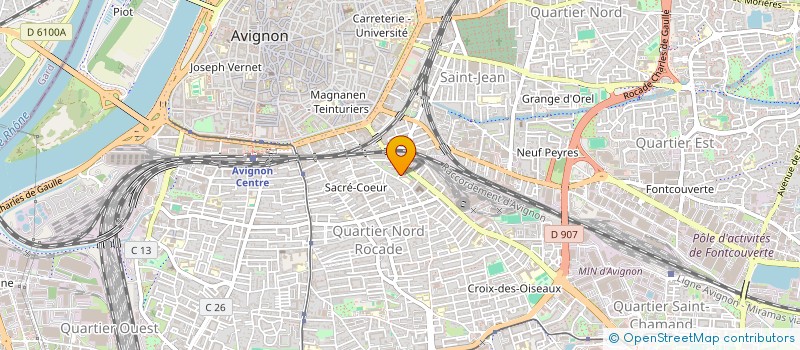 localisation de l'entreprise MONSIEUR FREDERIC TRONNET  AVIGNON