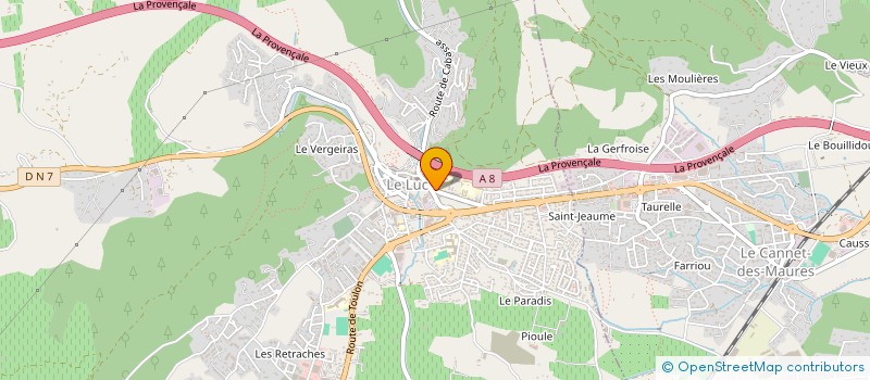 localisation de l'entreprise MONSIEUR FREDERIC TROTOBAS à CABASSE