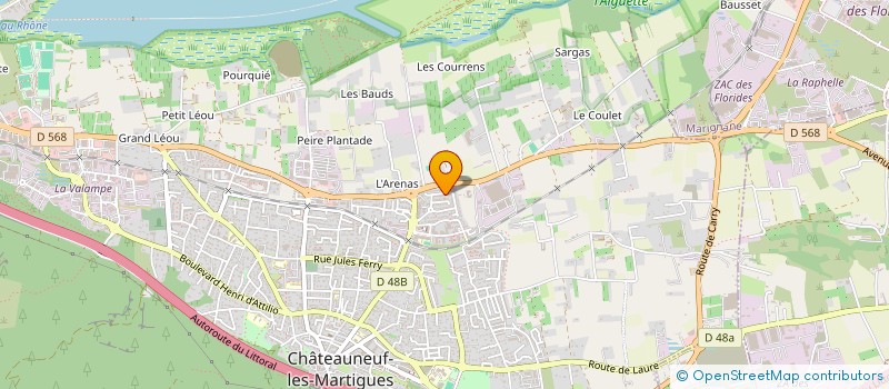 localisation de l'entreprise MONSIEUR FREDERIC TRUPIANO  CHATEAUNEUF-LES-MARTIGUES