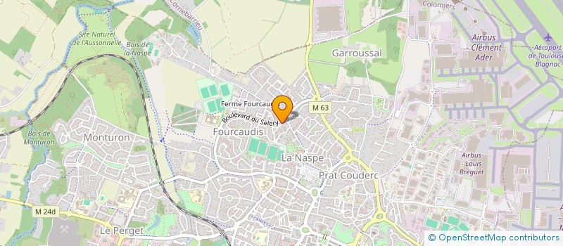 localisation de l'entreprise MONSIEUR FREDERIC TRUSSARDI à COLOMIERS