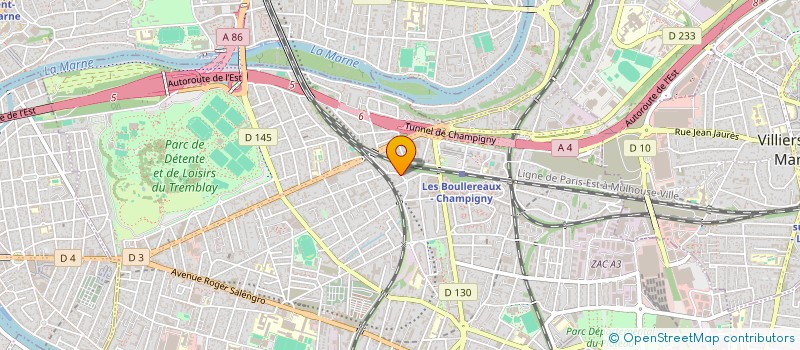 localisation de l'entreprise MONSIEUR FREDERIC TURQUET à CHAMPIGNY-SUR-MARNE