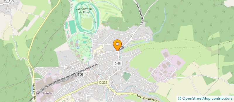 localisation de l'entreprise MONSIEUR FREDERIC TUSCHER  VITTEL