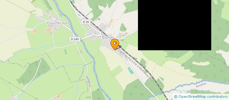 localisation de l'entreprise MONSIEUR FREDERIC UDER  BAULAY