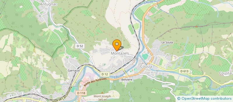 localisation de l'entreprise MONSIEUR FREDERIC ULRICH  BUGARACH