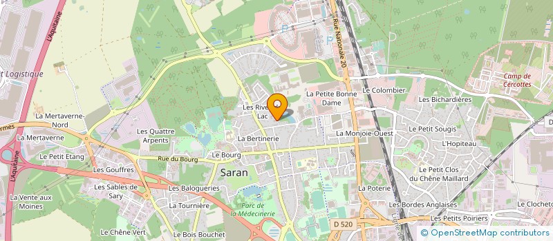 localisation de l'entreprise MONSIEUR FREDERIC UNIA à SARAN