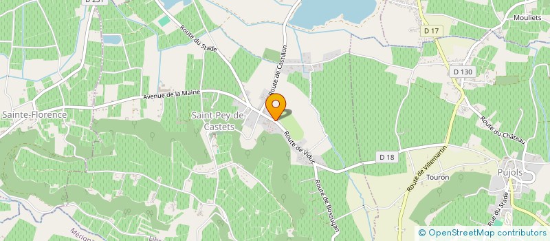 localisation de l'entreprise MONSIEUR FREDERIC URBIETA  SAINT-PEY-DE-CASTETS