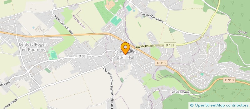 localisation de l'entreprise MONSIEUR FREDERIC VALAUNAY  SAINT-OUEN-DU-TILLEUL