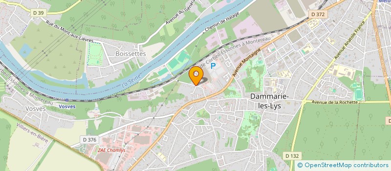 localisation de l'entreprise MONSIEUR FREDERIC VALBUSA à DAMMARIE-LES-LYS