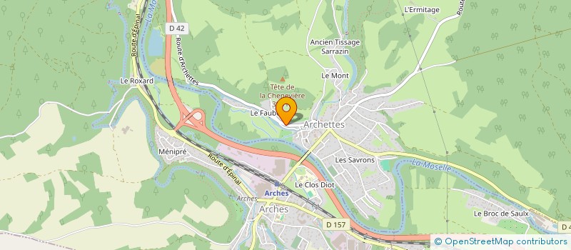 localisation de l'entreprise MONSIEUR FREDERIC VALENCE  ARCHETTES