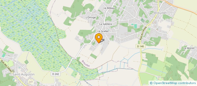 localisation de l'entreprise MONSIEUR FREDERIC VALETTE  BREUILLET