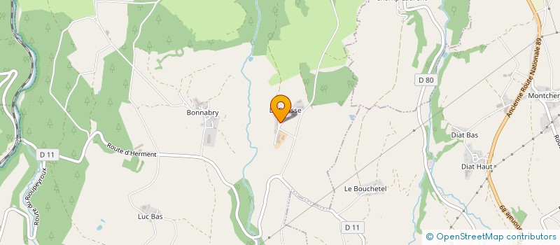 localisation de l'entreprise MONSIEUR FREDERIC VALLEIX  PERPEZAT