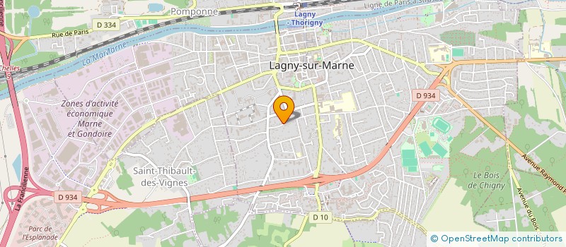 localisation de l'entreprise MONSIEUR FREDERIC VALLENARI à LAGNY-SUR-MARNE