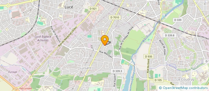 localisation de l'entreprise MONSIEUR FREDERIC VALLET à LUISANT