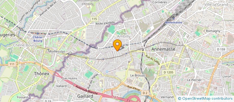 localisation de l'entreprise MONSIEUR FREDERIC VALLET  AMBILLY