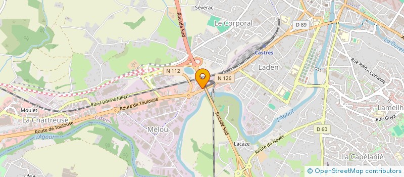 localisation de l'entreprise MONSIEUR FREDERIC VALLIENNE à CASTRES